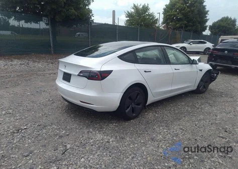 2021 Tesla Model 3 Standard Range Plus Rear-Wheel Drive из США, поврежденный, VIN 5YJ3E1EA6MF047532